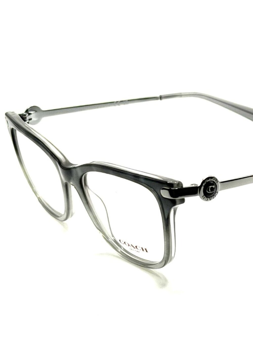 NEW COACH HC 6176 5651 Grey Tortoise Gradient Women Eyeglasses 51mm 17 140